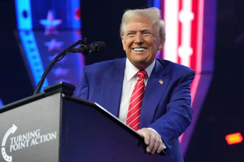 ▲美國總統當選人川普(Donald Trump)近期多次表達「買下格陵蘭」的意圖,甚至不惜與丹麥大打關稅戰。(圖/美聯社/達志影像)
