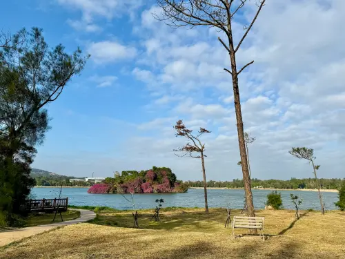 ▲太湖景緻很美，環湖步道也規劃完善。（圖／記者蕭涵云攝）