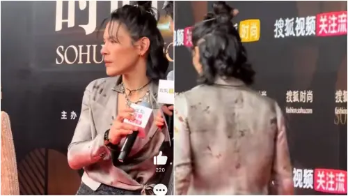 ▲向佐穿女裝受訪!被主持人問1題「爆氣走人」:你有認真採訪我嗎(圖/翻攝自微博) ▲向佐穿女裝受訪!被主持人問1題「爆氣走人」:你有認真採訪我嗎(圖/翻攝自微博)