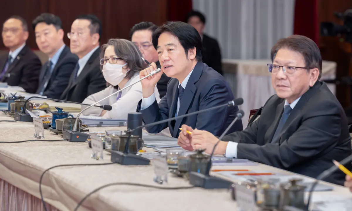 ▲圖為賴清德主持「全社會防衛韌性委員會」會議。（圖／總統府提供）