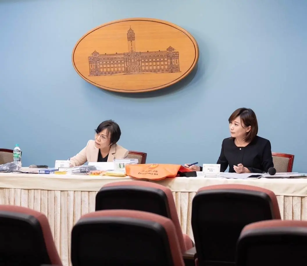 ▲郭雅慧晚間在「全社會防衛韌性委員會第2次委員會議」會後記者會上回應柯文哲案。（圖／記者陳佩君攝，2024.12.26）