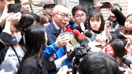 柯文哲 ▲柯文哲交保後返家,重申自己不是貪污違法的人。(圖/翻攝畫面)