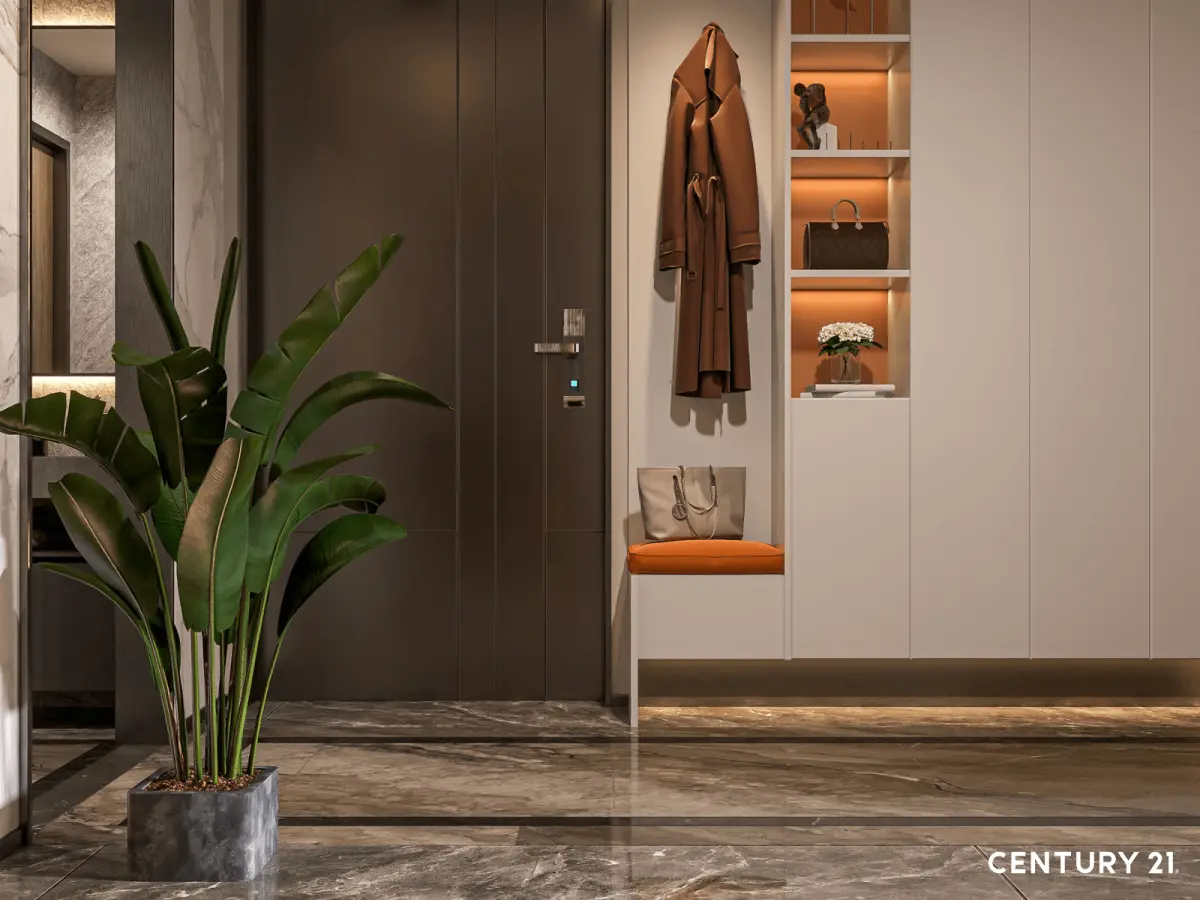 ▲玄關作為家中的第一印象與氣流的主要通道，象徵著事業與財運的入口。（圖／21世紀不動產提供）