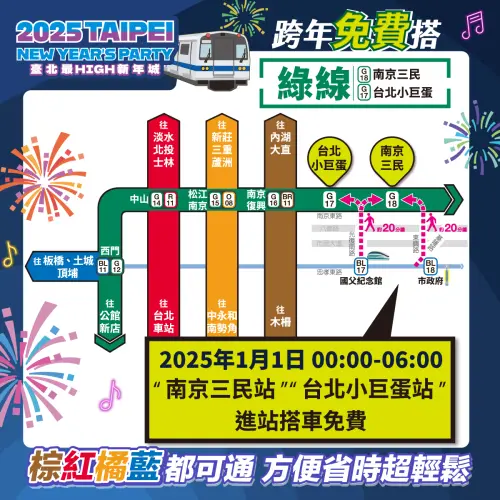 ▲臺北最High新年城－2025跨年晚會（圖／翻攝自台北旅遊網官方臉書）