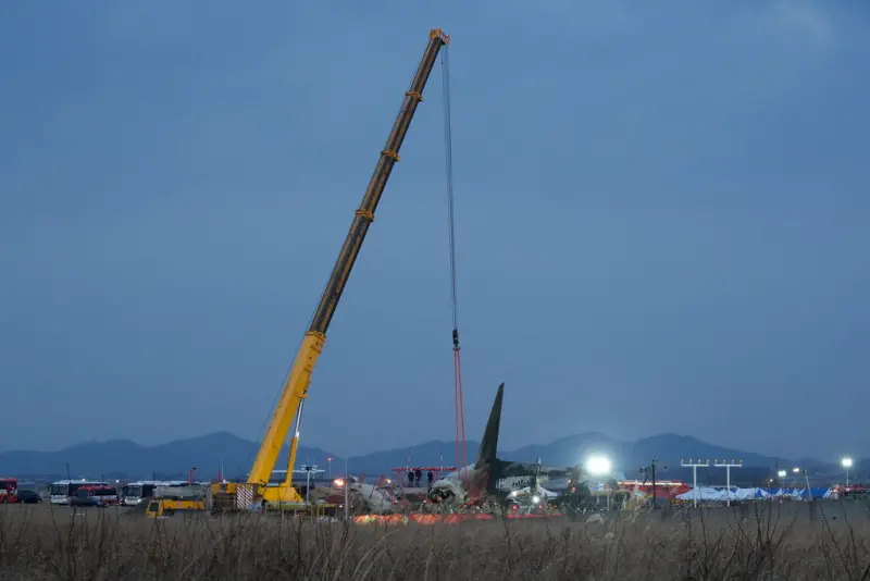 ▲韓國濟州航空客機墜毀，恐釀179人全數罹難。（圖／美聯社／達志影像）