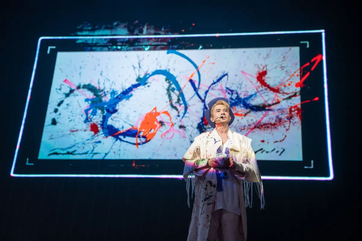 ▲郭富城許願明年還要來台灣開唱，昨日也在演唱會上秀出腹肌，還害羞說「我肥肥的」，不過實際一看發現是結實的冰塊肌。（圖／爵士娛樂提供）