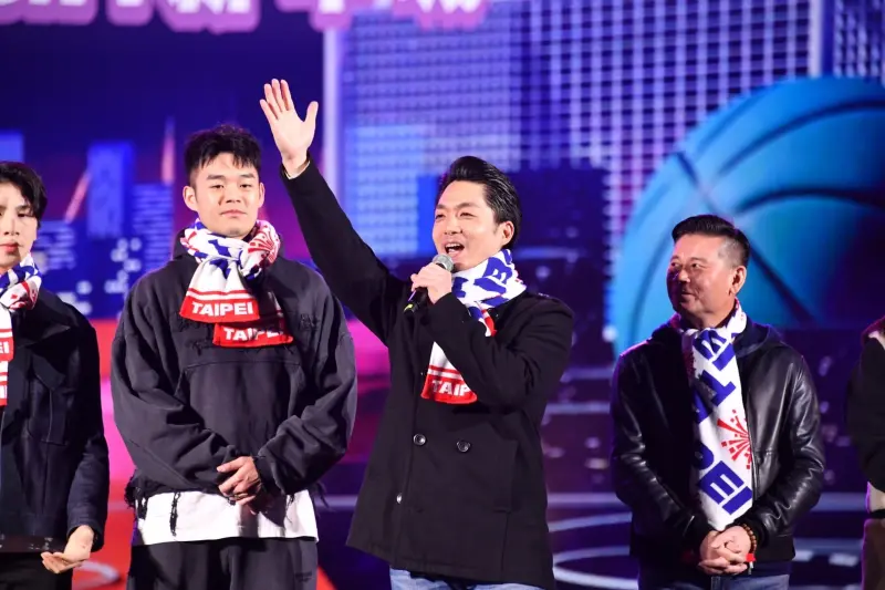 ▲台北市蔣萬安於跨年倒數前致詞。(圖/北市府提供)
