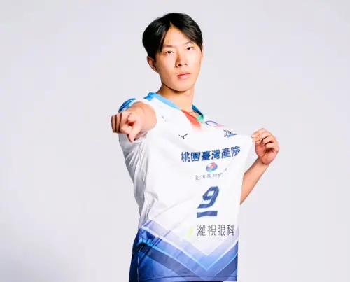 企排桃園臺產隼鷹排球隊明星球員甘茂宏。(圖/隼鷹提供) ▲企排桃園臺產隼鷹排球隊明星球員甘茂宏。(圖/隼鷹提供)