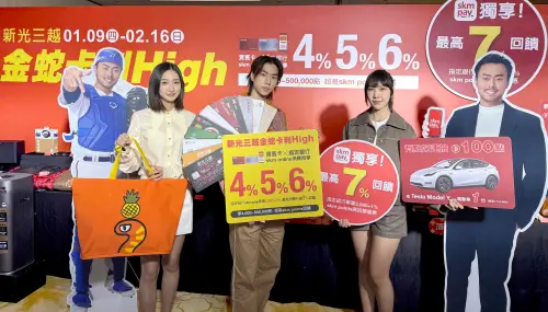 新光三越《金蛇卡利High》即將開跑,自1月9日起至2月16日前。(圖/新光三越提供) ▲新光三越《金蛇卡利High》即將開跑,自1月9日起至2月16日前。(圖/新光三越提供)