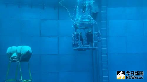 ▲海軍水下作業大隊潛水訓練中心首度亮相。（圖／記者呂炯昌攝，2025.01.09）