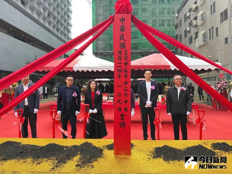▲希望建設舉辦首發住宅案的動土典禮。（圖／記者陳美嘉攝，2025.01.09）