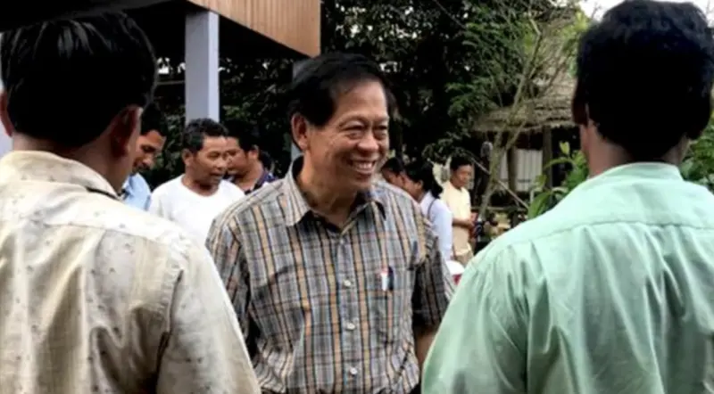 ▲柬埔寨前反對黨國會議員林金亞在曼谷街頭遭人槍擊死亡。（圖／翻攝自RFA）