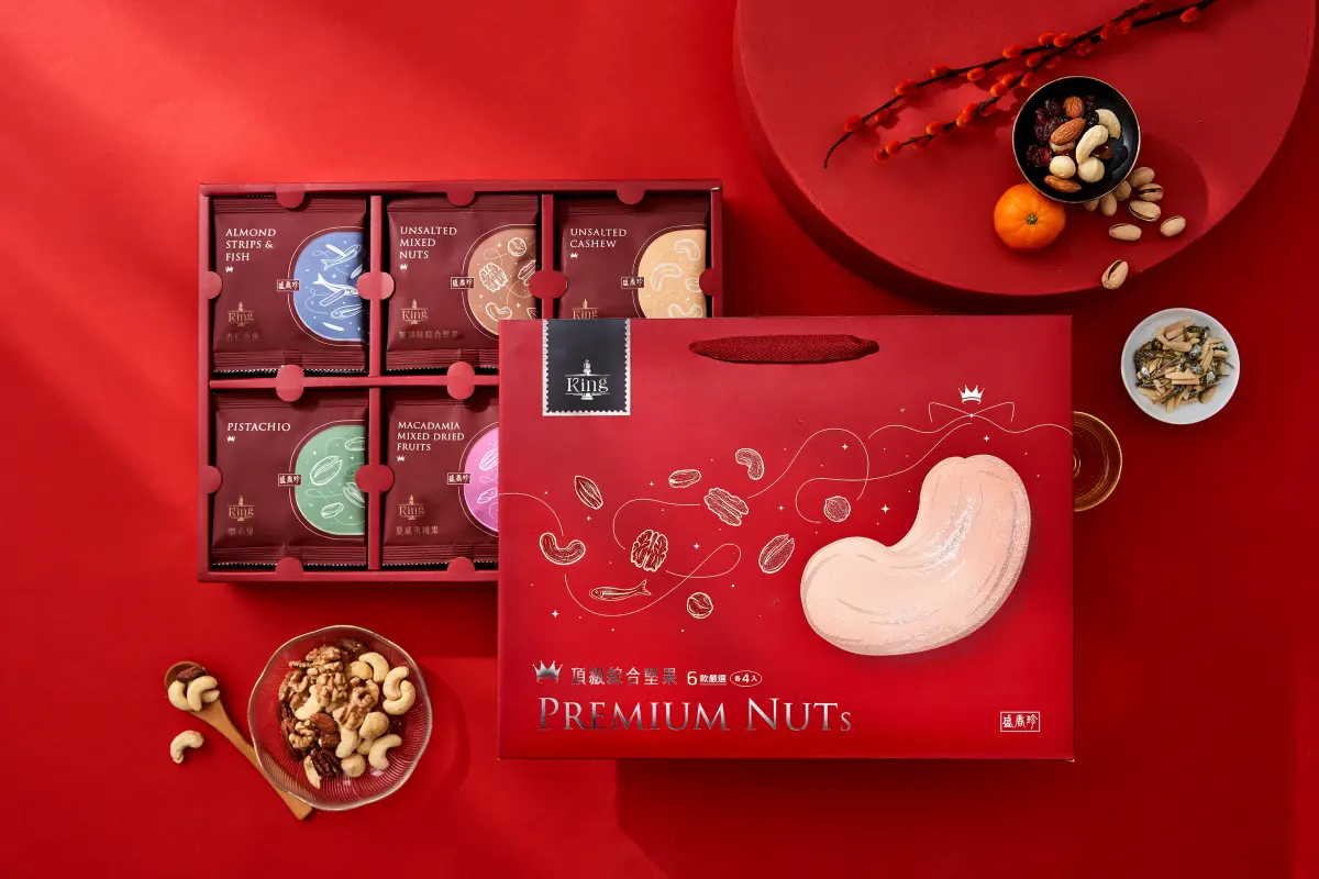 ▲盛香珍 King頂級綜合堅果禮盒, 600g/盒, 特價$679。（圖／品牌提供）