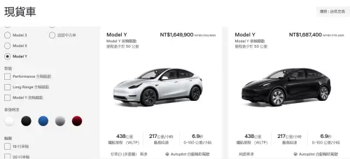 ▲特斯拉Model Y現貨車最低入手價164萬9900元。(圖/Tesla 台灣提供) ▲特斯拉Model Y現貨車最低入手價164萬9900元。(圖/Tesla 台灣提供)