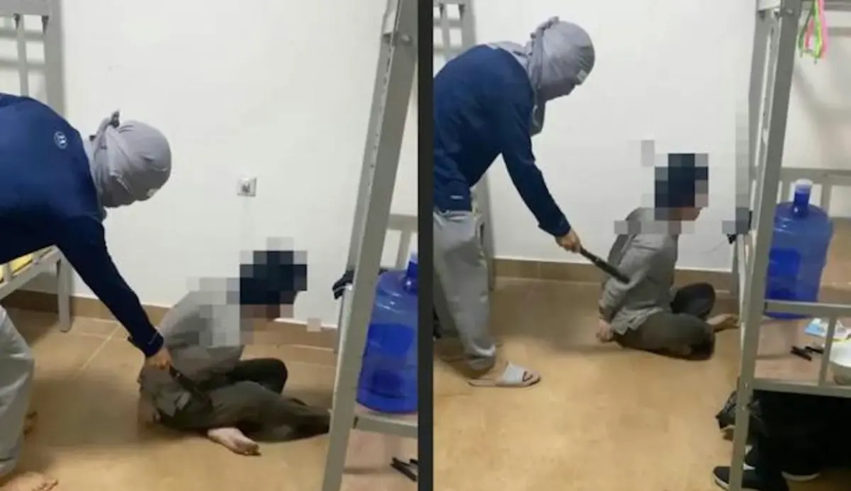 ▲從英國留學歸來的盧亦浩（化名）曾被關小黑屋暴打，詐騙園區錄下影片試圖向他父母勒索贖金。（圖／翻攝自微博）