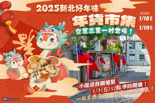 新北年貨市集將於1/18登場。(圖/取自我的新北市臉書) ▲新北年貨市集將於1/18登場。(圖/取自我的新北市臉書)