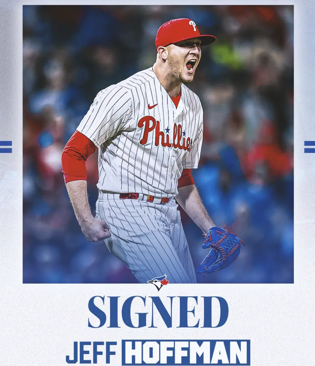 ▲Jeff Hoffman與多倫多藍鳥達成一份3年3300萬美元（約新台幣10.9億）的合約。」（圖／取自藍鳥官方X）