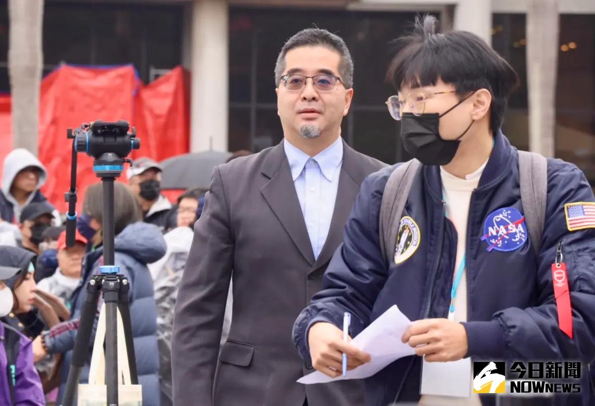 ▲馬英九基金會執行長蕭旭岑不滿卓內閣處理川普關稅問題荒腔走板，直言行政院長卓榮泰應該請辭。（圖／記者李政龍攝，2025.01.11）