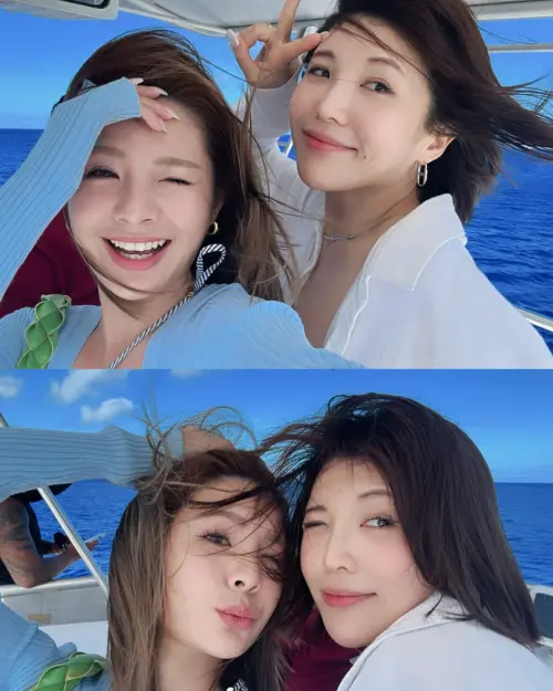 ▲▼壯壯和鮪魚（上圖左）到關島旅遊兼避寒。（圖／壯壯IG）