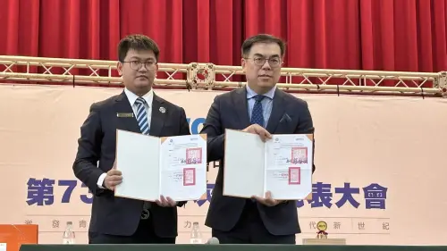 ▲環境部今（12）日與國際青年商會中華民國總會簽署「菸蒂不落地 環境更美麗」合作備忘錄。（圖／環境部）