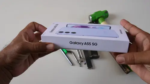 ▲科技YTR曾對三星A55進行耐用度測試。（圖／翻攝YT@Ramesh Bakotra）