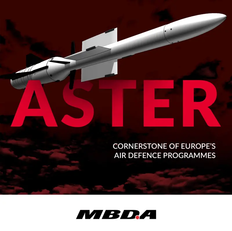 ▲MBDA公司研製的紫菀飛彈。(圖/翻攝自MBDA推特)