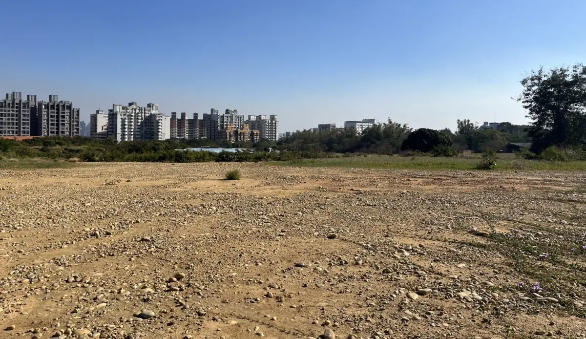 ▲東海大學爭取輝達興建台灣總部，提供校區三處土地供選擇，其中的碳中和園區已完成整地。（圖／東海大學提供，2025.01.14）