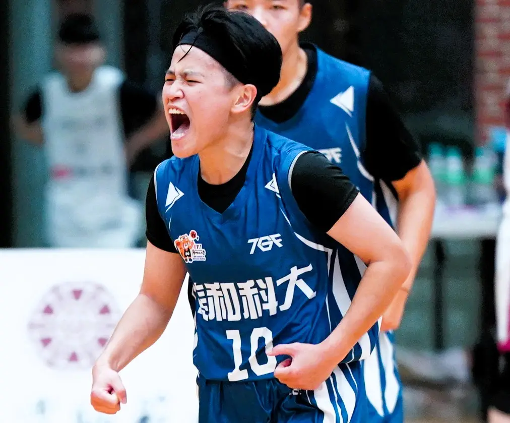 ▲美和科大黃羽婷得分、籃板、助攻各6，表現全方位，也帶領球隊殺入六強。（圖／大專體總提供）