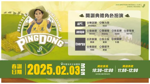 中職／中信兄弟年度口號「進化」　菜鳥進化為偶像團體2月3日開訓
