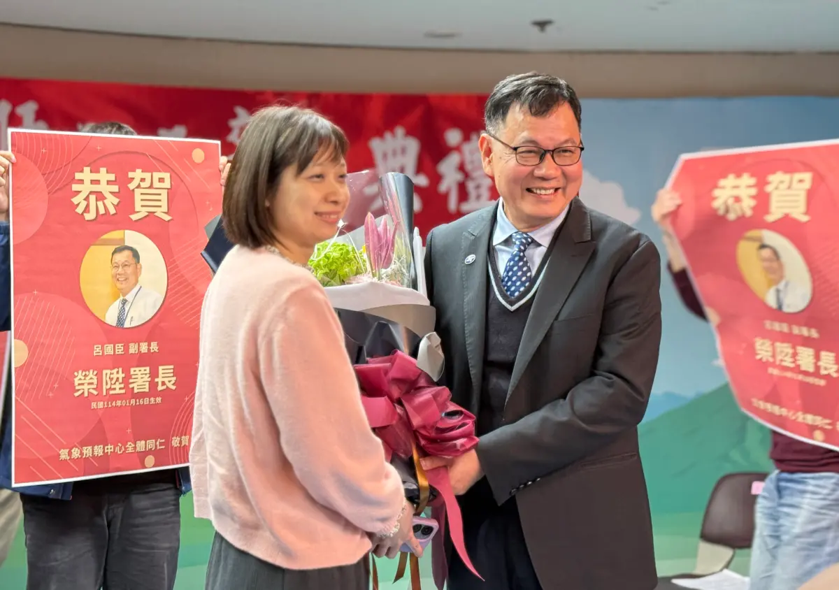 ▲中央氣象署新任署長人選由原本的副署長呂國臣接任，未來將著手推動多項政策，特別是修正《氣象法》，以強化民間參與及數據應用。（圖／記者周淑萍攝）