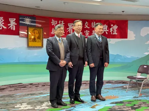 ▲今中央氣象署舉辦卸任和新任署長交接宣誓典禮。（圖／記者周淑萍攝）