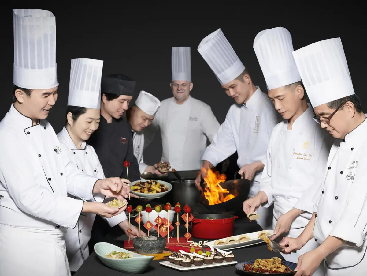 ▲吃到飽餐廳又出奇招，台北遠東香格里拉飯店的自助餐廳「遠東Cafe」端出全新主題「8強主廚夢幻聯盟」，由飯店8位主廚聯手，集結飯店內5餐廳的招牌菜，多樣菜色輪番上陣通通都可吃到飽。（圖／台北遠東香格里拉提供）