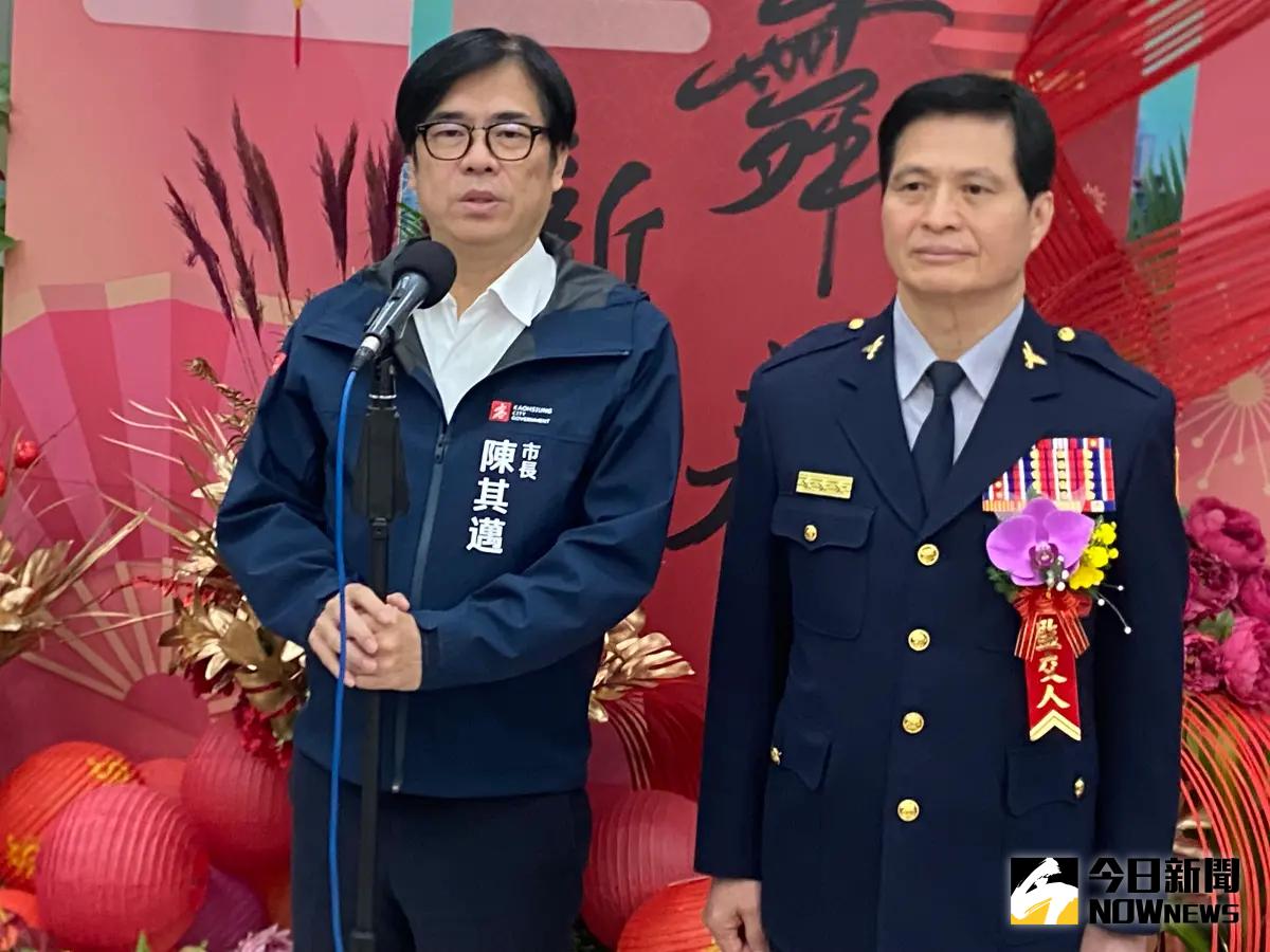 ▲行政院客家委員會補助高雄「大港開唱」音樂季活動，遭國民黨立委提案凍結。對此，高雄市長陳其邁感到非常遺憾。（圖／記者郭凱杰攝,2024.01.16）