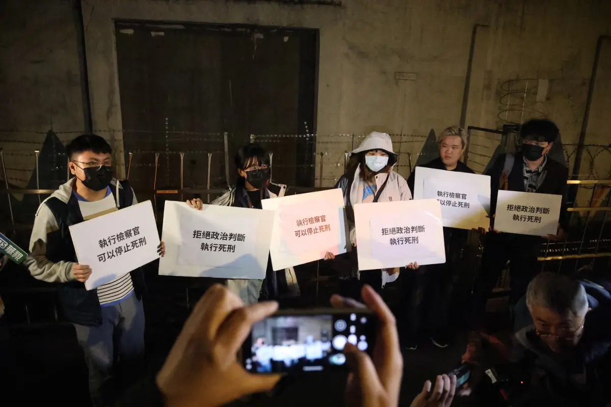 ▲司改會呼籲停止執行死刑。（圖／記者李政龍攝）