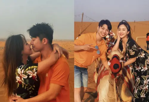 ▲賴慧如正在杜拜旅遊，曝光和老公許多放閃照。（圖／翻攝自賴慧如IG）