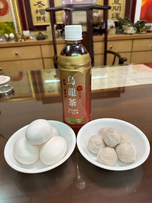 ▲祭拜文昌帝君禁忌供品。（圖／楊登嵙提供）