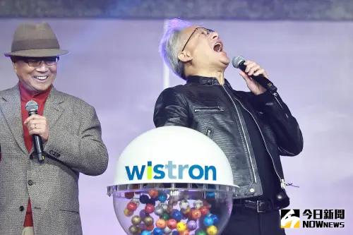 ▲輝達執行長黃仁勳受邀出席供應鏈緯創年終尾牙。（圖／記者葉政勳攝 , 2025.01.17）