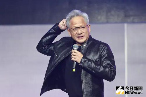 ▲輝達執行長黃仁勳受邀出席供應鏈緯創年終尾牙。（圖／記者葉政勳攝 , 2025.01.17）