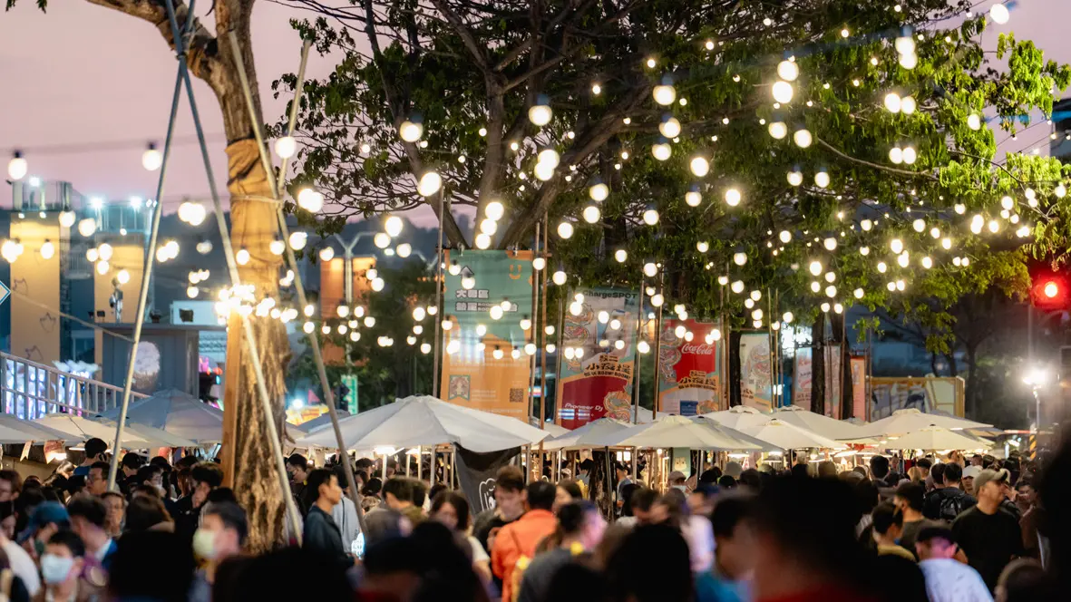 ▲駁二小夜埕「團圓FUN」。（圖／高市府文化局提供）