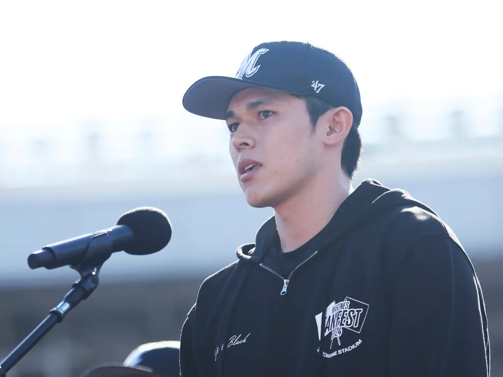 ▲佐佐木朗希在今天（18日）於個人社群平台宣布，將以小聯盟約加盟洛杉磯道奇。未來將在道奇與大谷翔平和山本由伸共組「日籍先發三本柱」。（圖／美聯社／達志影像）