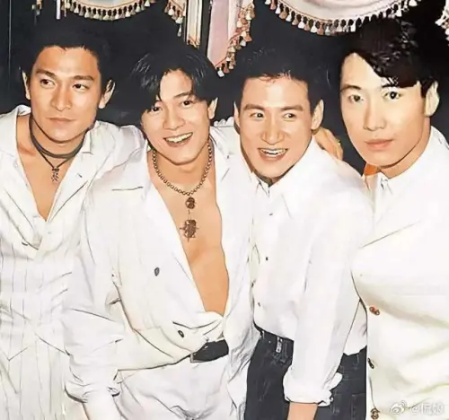 ▲「香港四大天王」包含劉德華(左起)、郭富城、張學友及黎明(圖/翻攝自微博) ▲「香港四大天王」包含劉德華(左起)、郭富城、張學友及黎明(圖/翻攝自微博)
