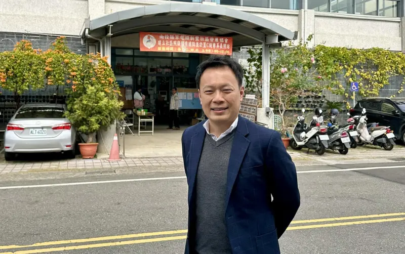 ▲民進黨候選人蔡銘軒近中午完成投票。他透露有點感冒，昨晚早早便入睡。（圖／翻攝蔡銘軒臉書，2025.01.18）
