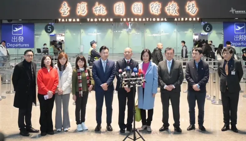 ▲韓國瑜率團訪美，出席川普的就職典禮。（圖／翻攝韓國瑜臉書）