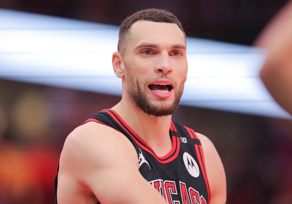 ▲根據ESPN報導，公牛很可能在今年交易截止日前成為「大賣家」。而對於此前和金州勇士有交易傳聞的Nikola Vucevic和Zach LaVine，他們的要價是至少1個首輪選秀權。（圖／美聯社／達志影像）