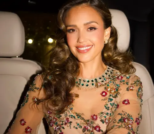 ▲潔西卡艾芭雖然身價經過大縮水，仍比老公凱許華倫多一倍，若婚前協議的保障，難逃大失血。（圖／摘自IG）