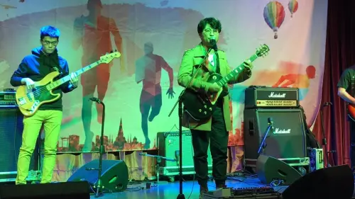 ▲廖炯志也時常友情出演朋友尾牙表演。(圖/廖炯志提供) ▲廖炯志也時常友情出演朋友尾牙表演。(圖/廖炯志提供)