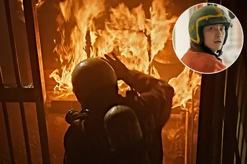 「西裝男神」李浚赫跑去救火！全身著火《救援》超驚悚畫面曝光　
