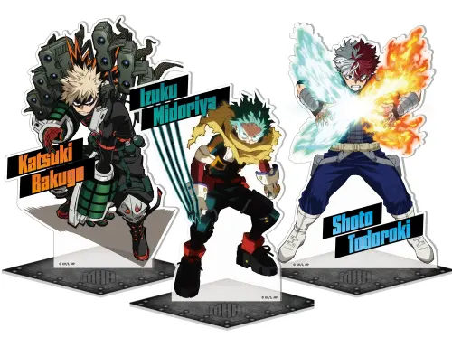 ▲《我的英雄學院》福袋有30公分壓力克立牌。(圖/羚邦) ▲《我的英雄學院》福袋有30公分壓力克立牌。(圖/羚邦)