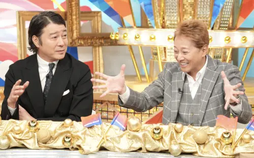 ▲曾是綜藝界一哥的中居正廣(右),24年高收視節目《中居大師說》深受喜愛,如今因醜聞纏身,事業版圖全面崩解。(圖/翻攝自 X) ▲曾是綜藝界一哥的中居正廣(右),24年高收視節目《中居大師說》深受喜愛,如今因醜聞纏身,事業版圖全面崩解。(圖/翻攝自 X)