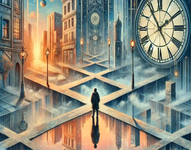 ▲專家學者們對於造成既視感的原因有許多說法，目前並沒有肯定的答案，只有可能的科學解釋。（示意圖／AI繪圖）